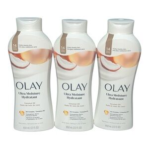 OLAY Ultra Moisture Hydratant with Coconut Oil - Cream and White